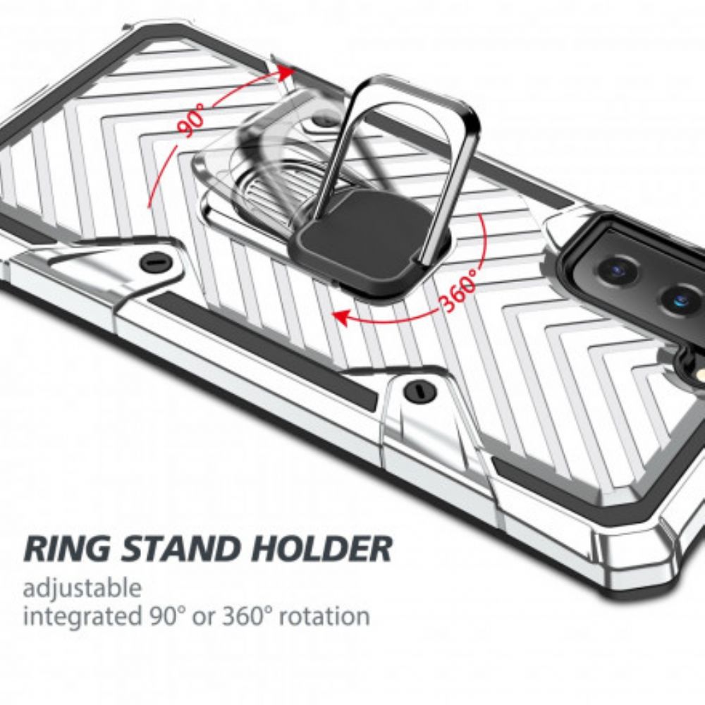 Hoesje voor Samsung Galaxy S21 Plus 5G Afneembare Ringsteun