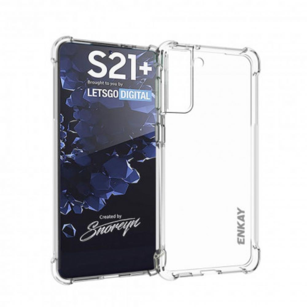 Hoesje voor Samsung Galaxy S21 Plus 5G Combo En Enkay Gehard Glas