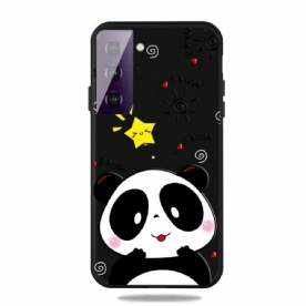 Hoesje voor Samsung Galaxy S21 Plus 5G Panda Ster