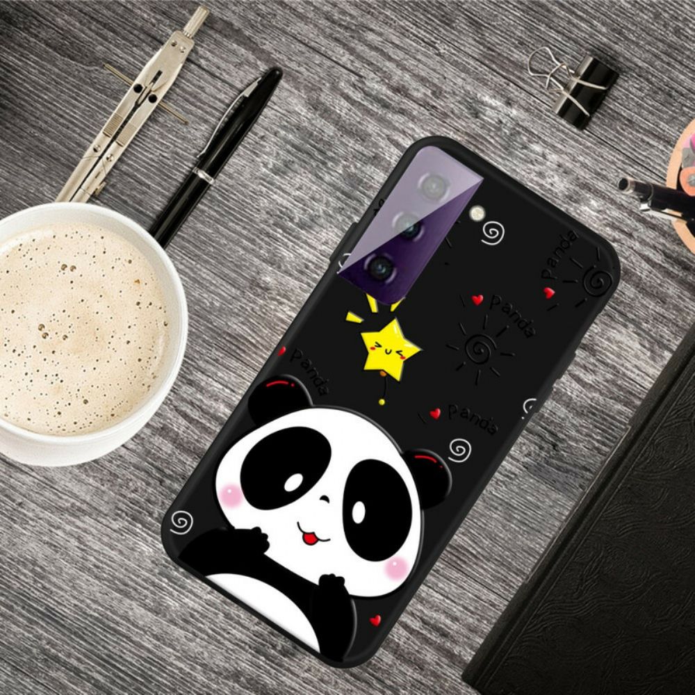 Hoesje voor Samsung Galaxy S21 Plus 5G Panda Ster