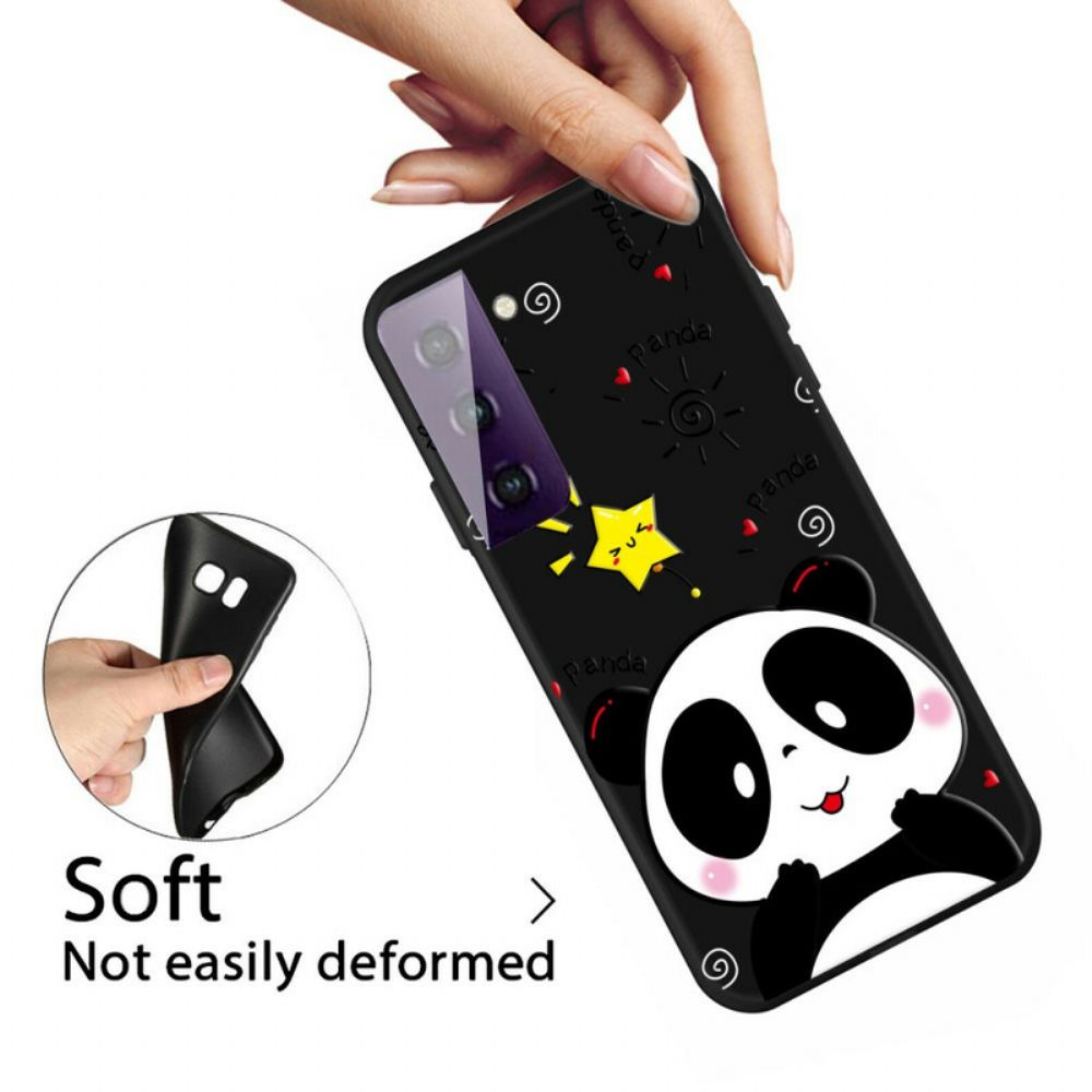 Hoesje voor Samsung Galaxy S21 Plus 5G Panda Ster