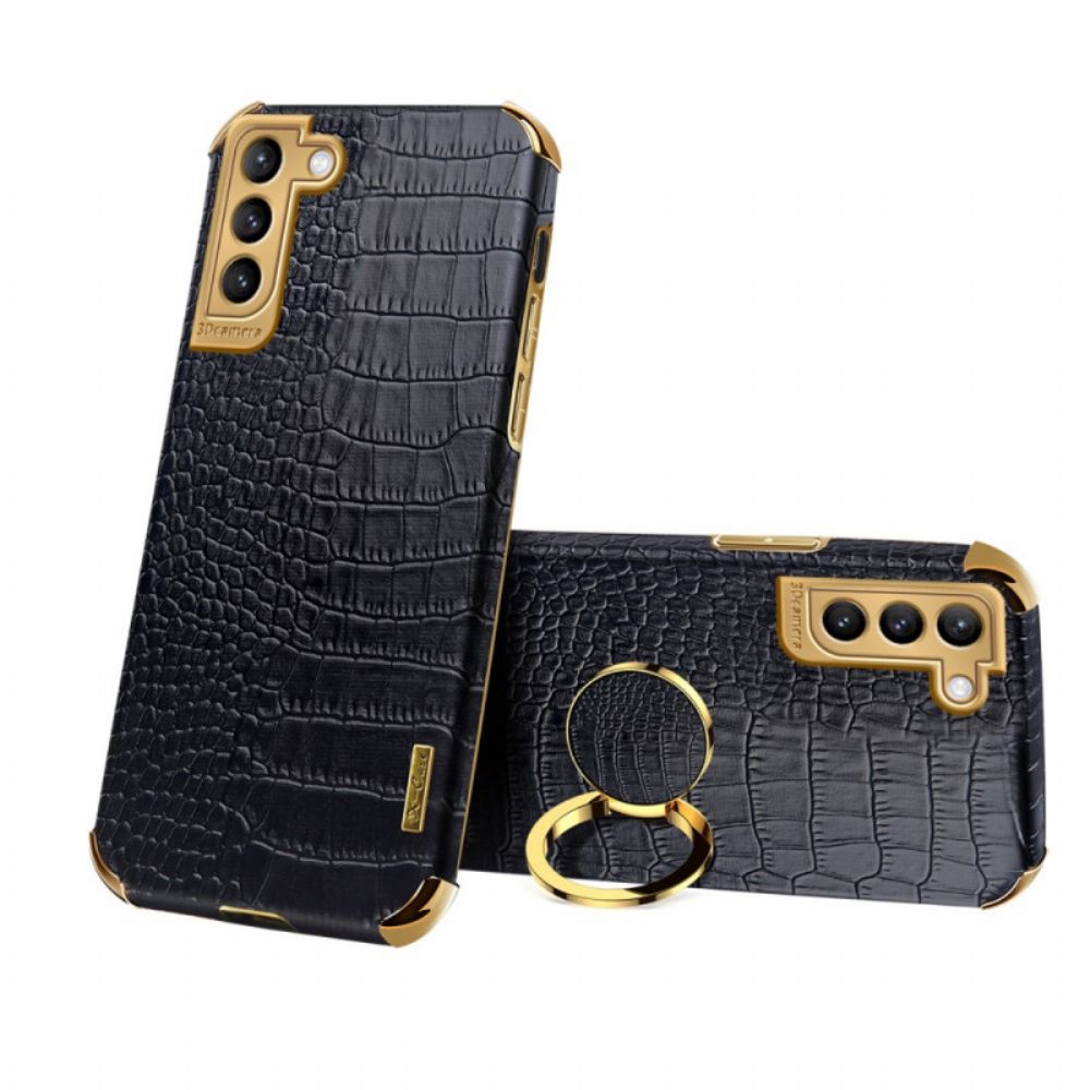 Hoesje voor Samsung Galaxy S21 Plus 5G X-case Krokodillenleer Effect