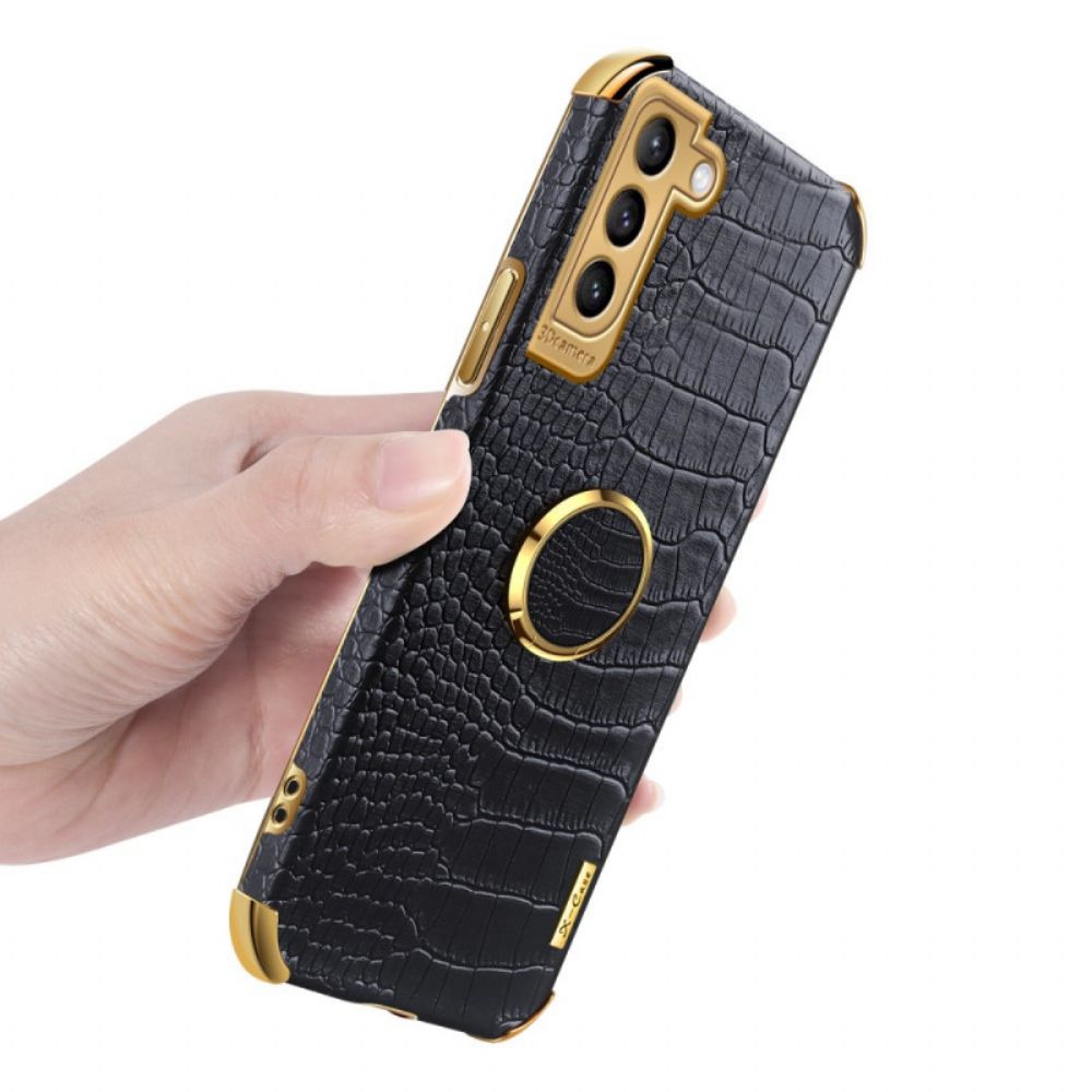 Hoesje voor Samsung Galaxy S21 Plus 5G X-case Krokodillenleer Effect