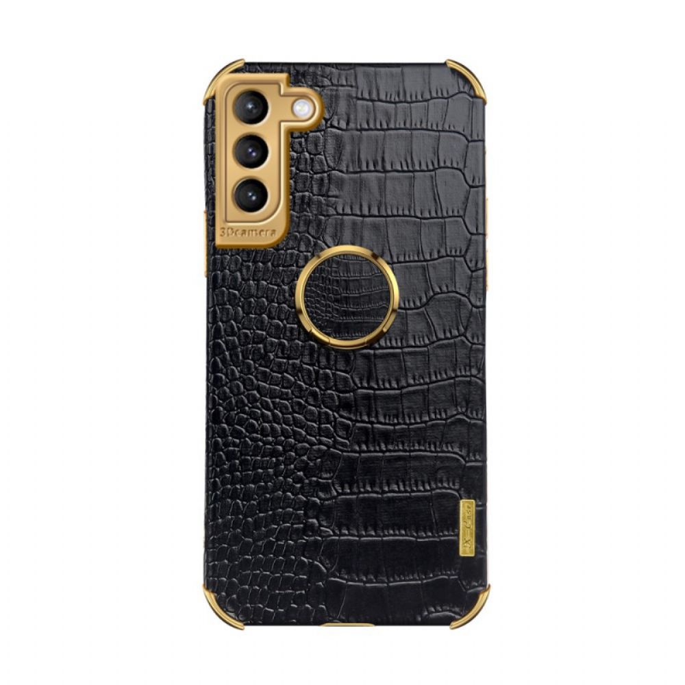 Hoesje voor Samsung Galaxy S21 Plus 5G X-case Krokodillenleer Effect