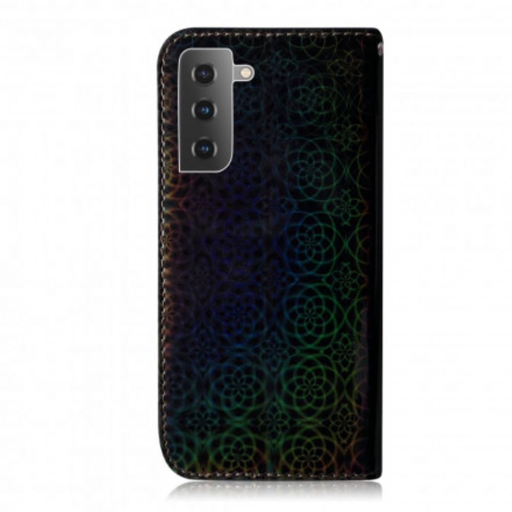 Leren Hoesje voor Samsung Galaxy S21 Plus 5G Pure Kleur