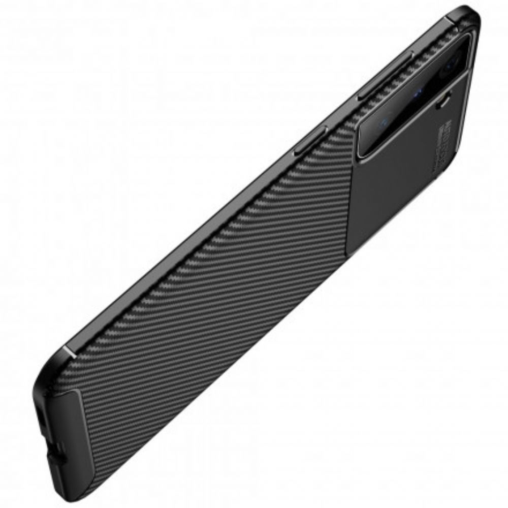 Telefoonhoesje voor Samsung Galaxy S21 Plus 5G Flexibele Koolstofvezeltextuur