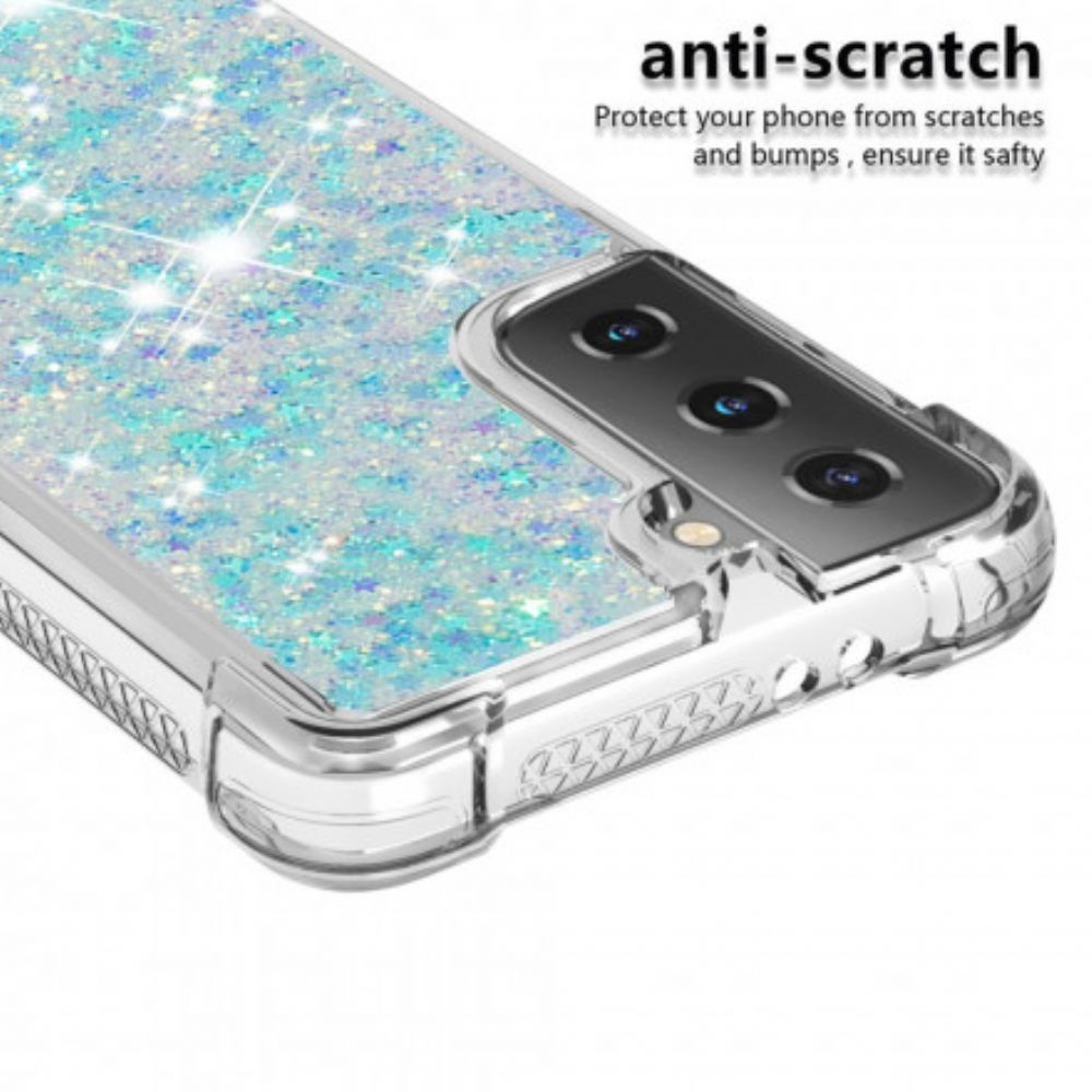 Telefoonhoesje voor Samsung Galaxy S21 Plus 5G Verlangen Glitter