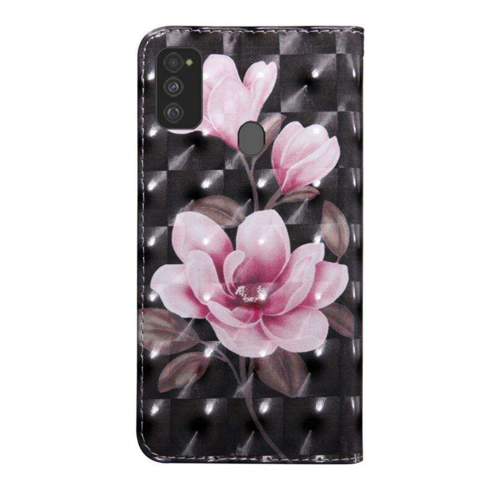 Folio-hoesje voor Samsung Galaxy M21 Bloesem Bloemen