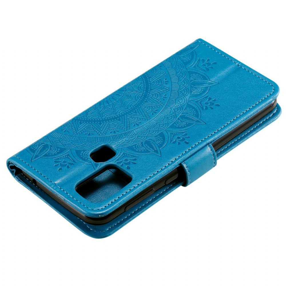 Folio-hoesje voor Samsung Galaxy M21 Zonnemandala