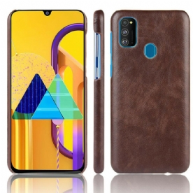 Hoesje voor Samsung Galaxy M21 Lichi-leereffect