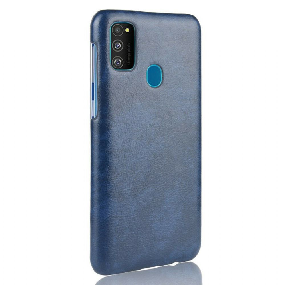 Hoesje voor Samsung Galaxy M21 Lichi-leereffect