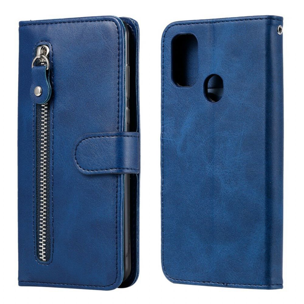 Leren Hoesje voor Samsung Galaxy M21 Vintage Portemonnee