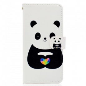 Flip Case voor Huawei Y5 2018 Panda Liefde