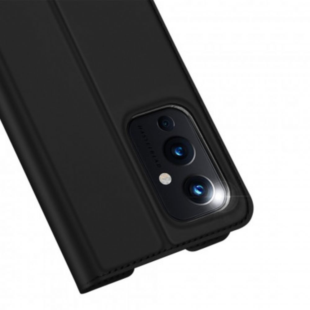 Bescherming Hoesje voor OnePlus 9 Folio-hoesje Dux Ducis Pro-skin