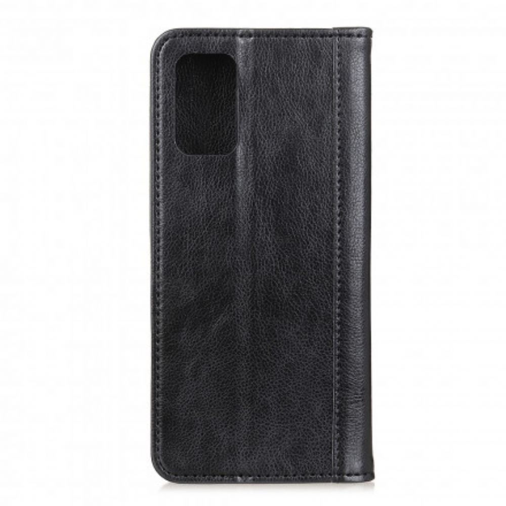 Bescherming Hoesje voor OnePlus 9 Folio-hoesje Elegance Split Litchi Leer