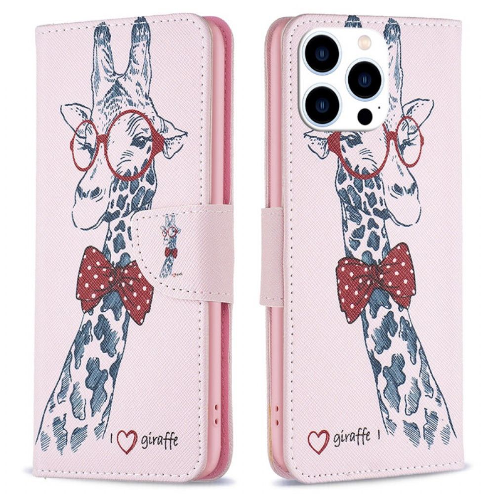 Bescherming Hoesje iPhone 16 Pro Giraf