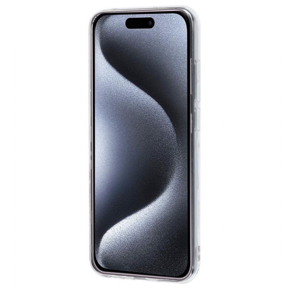 Case Hoesje iPhone 16 Pro Telefoonhoesje Gemarmerd Patroon