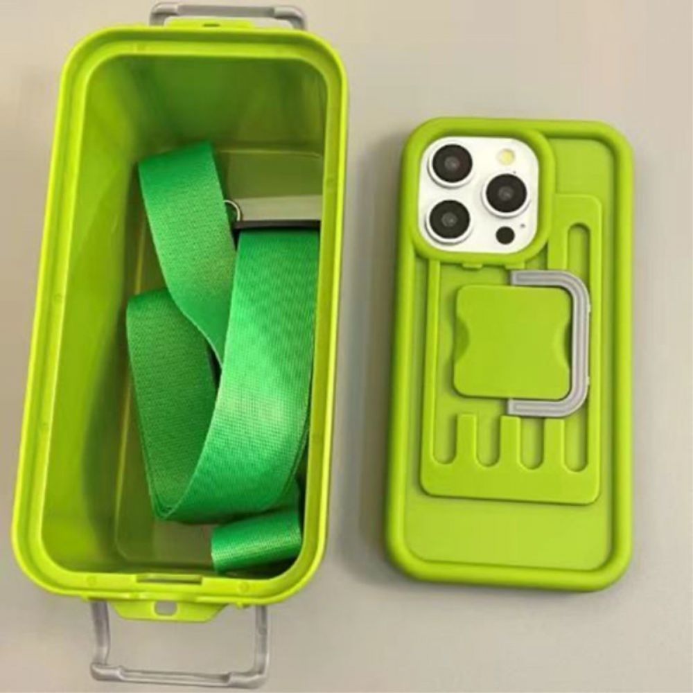 Case Hoesje iPhone 16 Pro Telefoonhoesje Met Opbergdoos Uit De Xx-serie