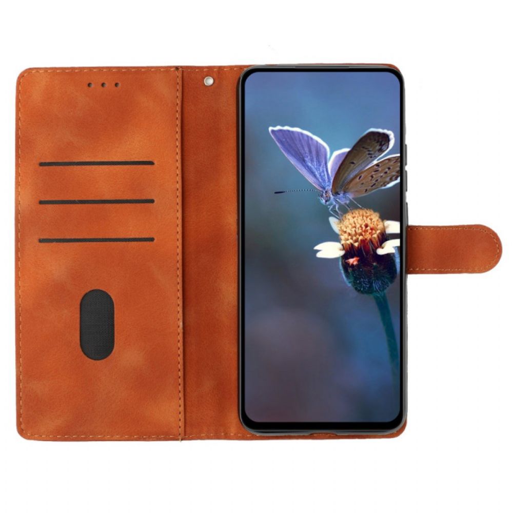 Folio-hoesje iPhone 16 Pro Telefoonhoesje Bloemenmotiefprint