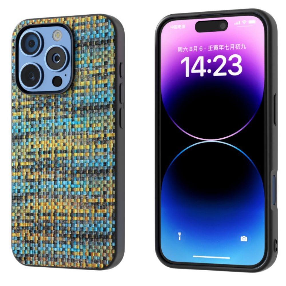 Hoesje iPhone 16 Pro Geruite Textuur