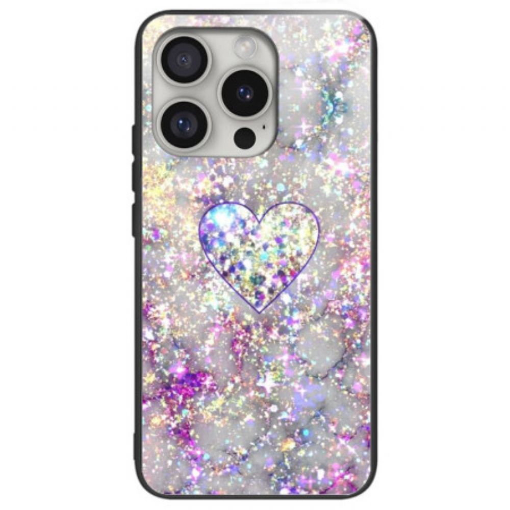 Hoesje iPhone 16 Pro Glanzend Hartgehard Glas