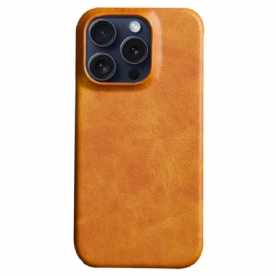 Hoesje Voor iPhone 16 Pro Ledereffect