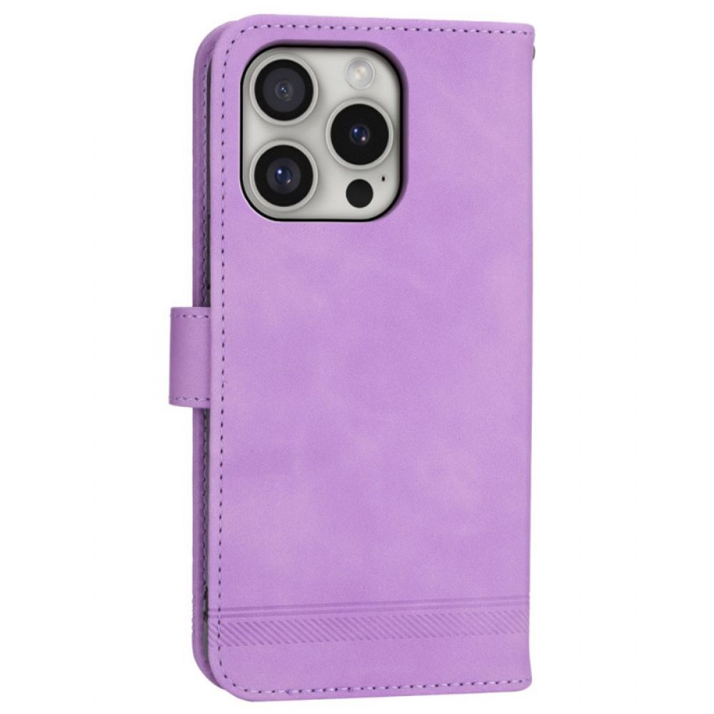 Leren Hoesje Voor iPhone 16 Pro Dierfeng