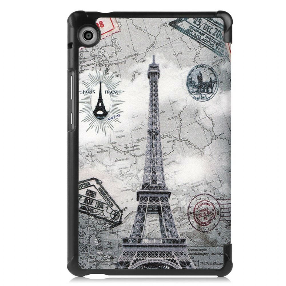 Bescherming Hoesje voor Huawei MatePad T 8 Retro Eiffeltoren