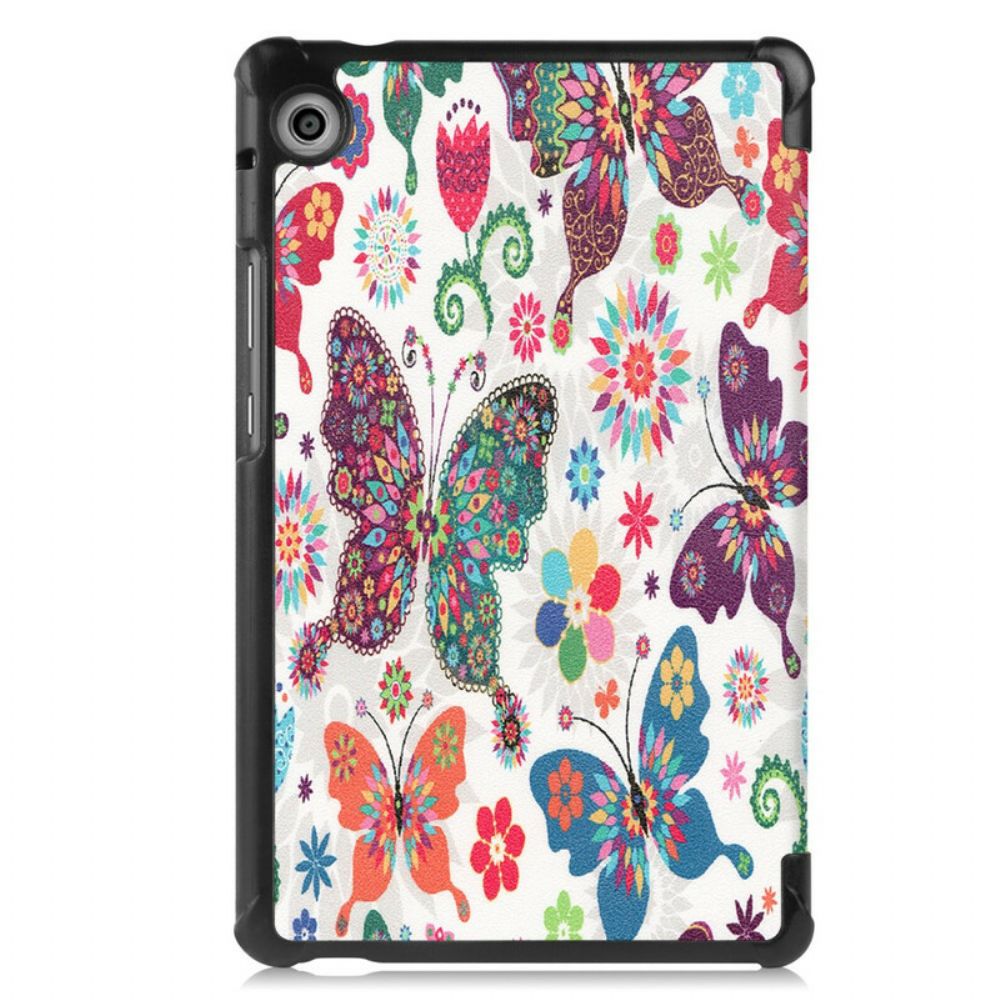 Bescherming Hoesje voor Huawei MatePad T 8 Retro Vlinders En Bloemen