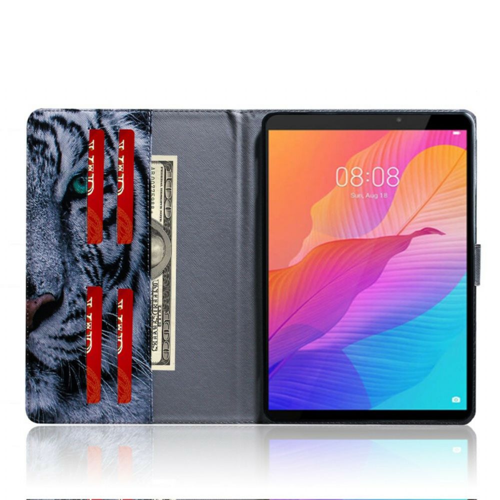 Folio-hoesje voor Huawei MatePad T 8 Tijgerkop