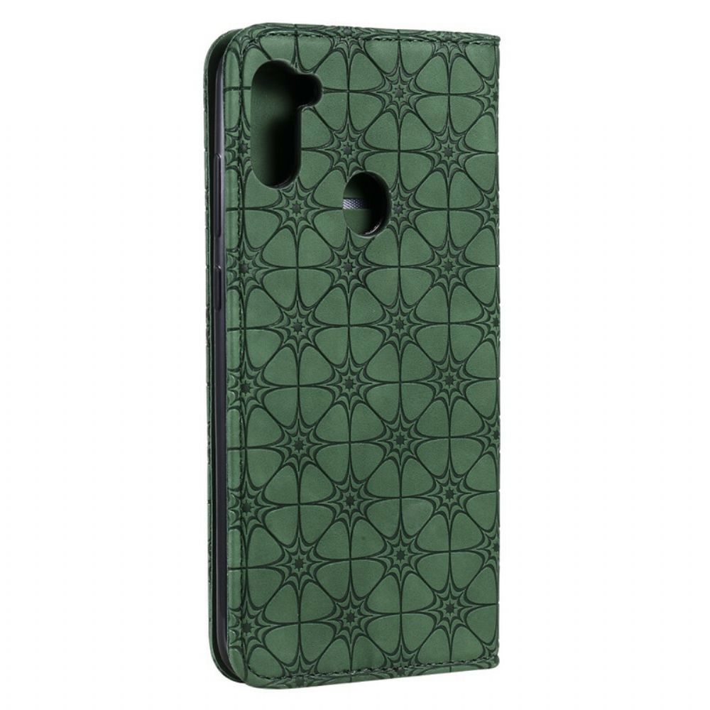 Bescherming Hoesje voor Samsung Galaxy M11 Folio-hoesje Barokke Bloemen