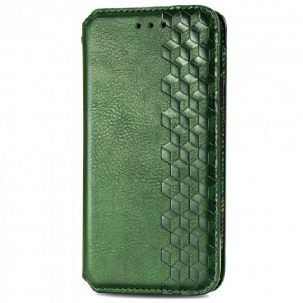 Bescherming Hoesje voor Samsung Galaxy M11 Folio-hoesje Diamant Textuur Leereffect