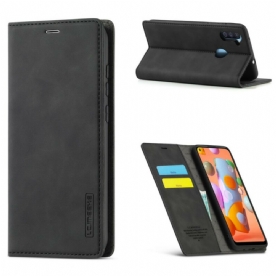 Bescherming Hoesje voor Samsung Galaxy M11 Folio-hoesje Lc.imeeke Leereffect