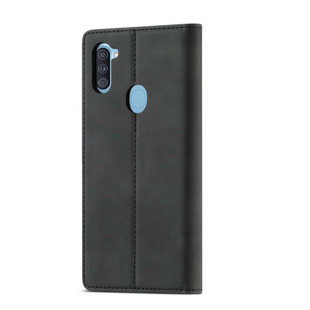 Bescherming Hoesje voor Samsung Galaxy M11 Folio-hoesje Lc.imeeke Leereffect