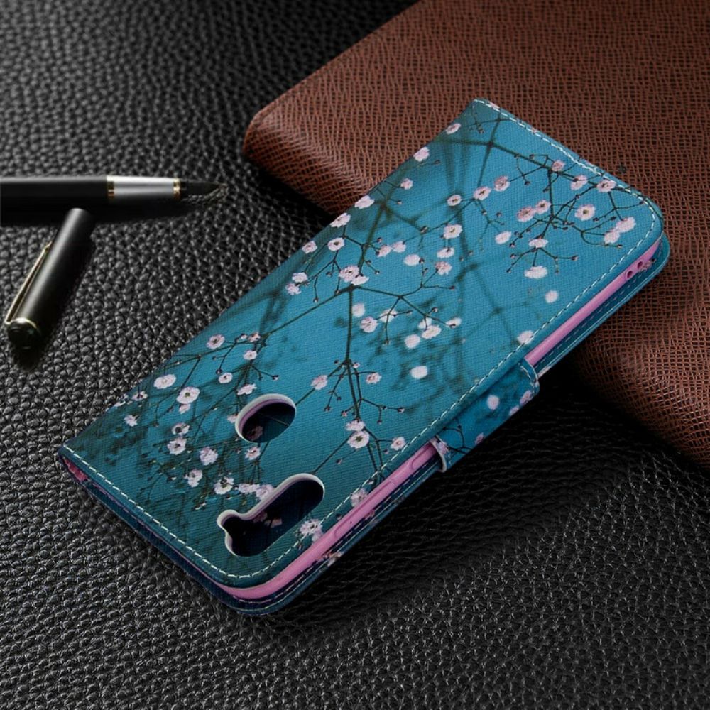 Flip Case voor Samsung Galaxy M11 Bloeiende Boom