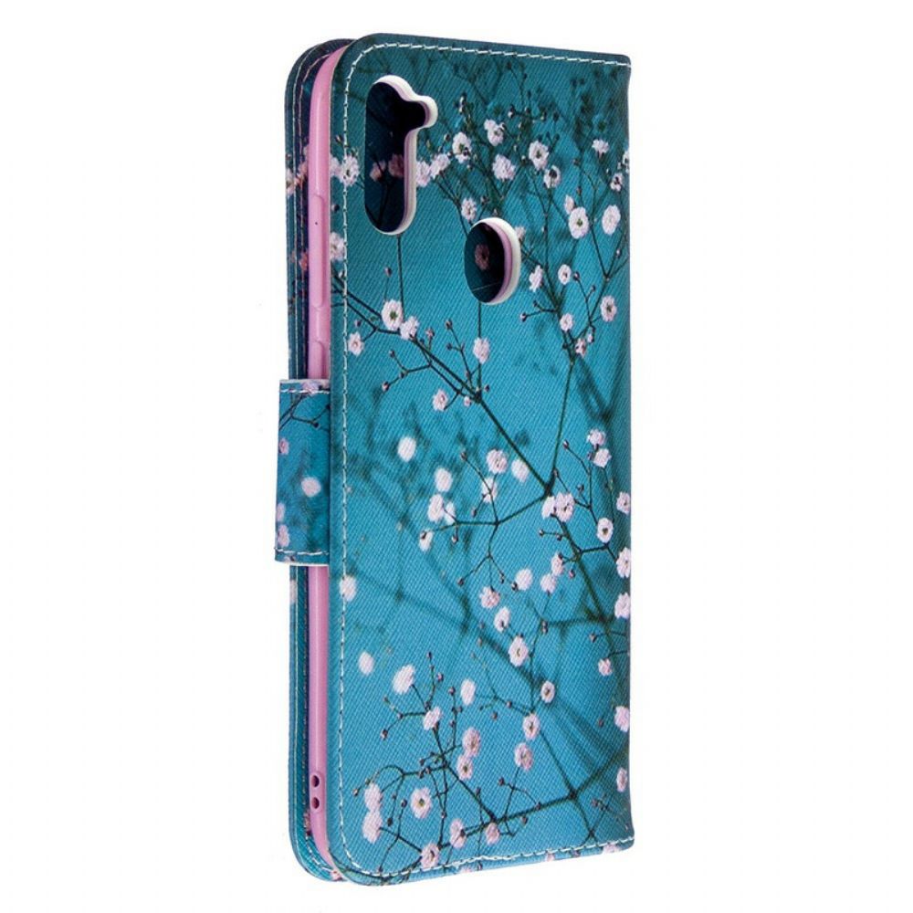 Flip Case voor Samsung Galaxy M11 Bloeiende Boom