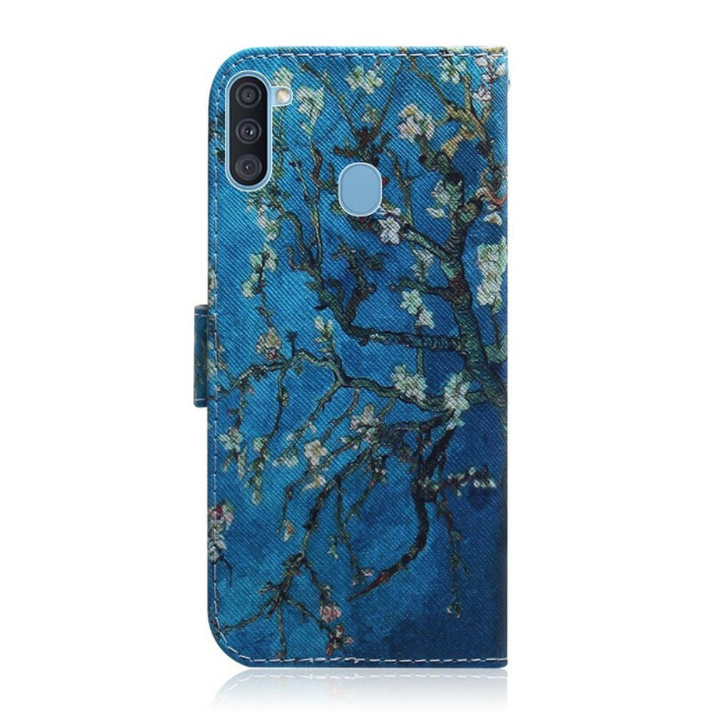 Folio-hoesje voor Samsung Galaxy M11 Bloeiende Boomtak