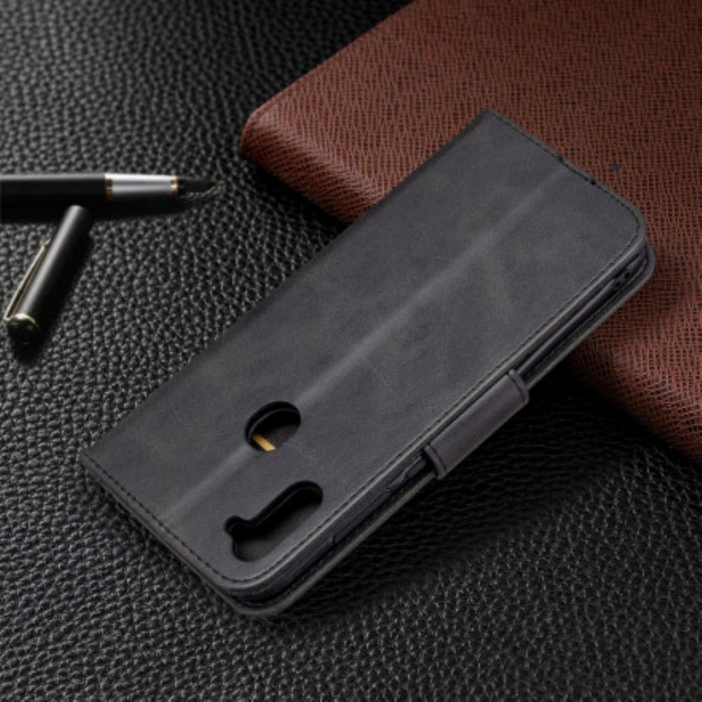 Folio-hoesje voor Samsung Galaxy M11 Flip Case Gladde Schuine Klep