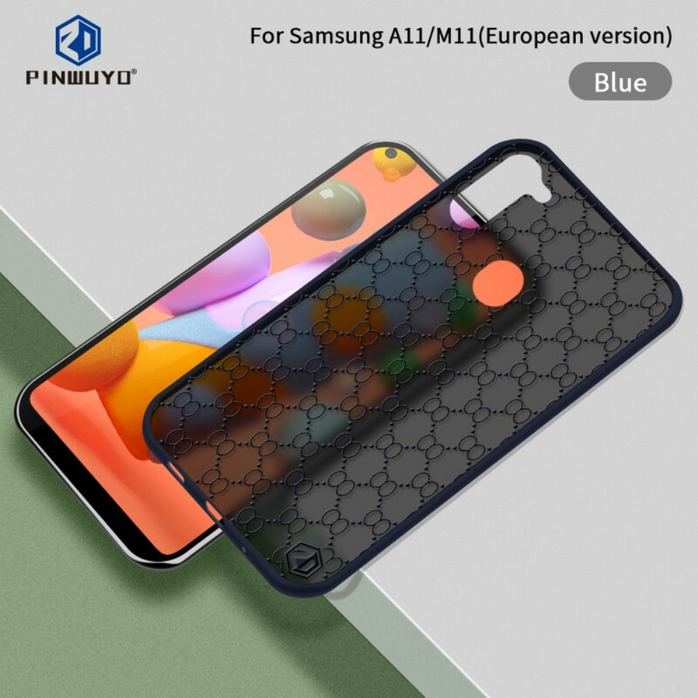 Hoesje voor Samsung Galaxy M11 Pin Dun Serie Ii Pinwuyo