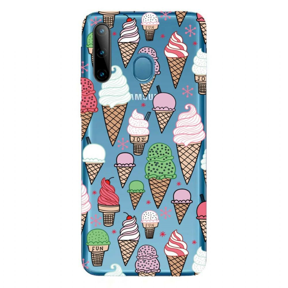 Hoesje voor Samsung Galaxy M11 Roomijs