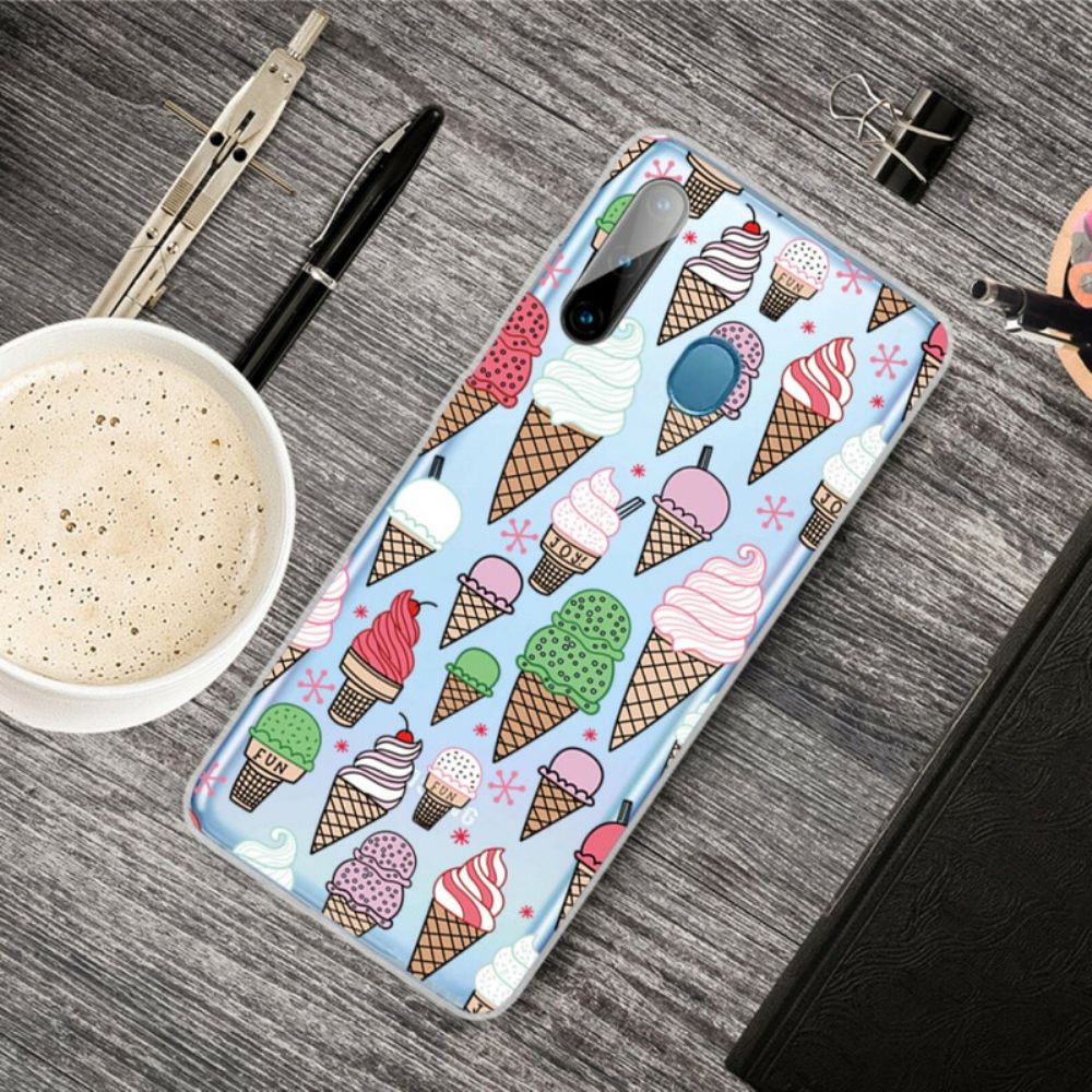 Hoesje voor Samsung Galaxy M11 Roomijs