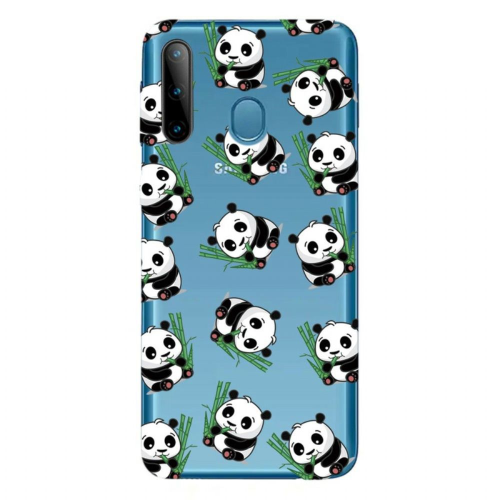 Telefoonhoesje voor Samsung Galaxy M11 Top Panda's Leuk