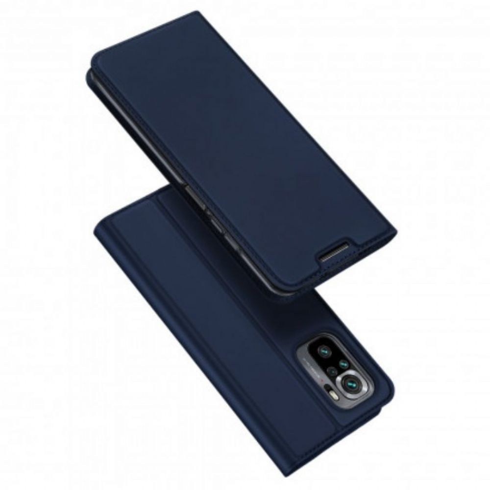 Bescherming Hoesje voor Poco M5s Folio-hoesje Skinpro Dux Ducis