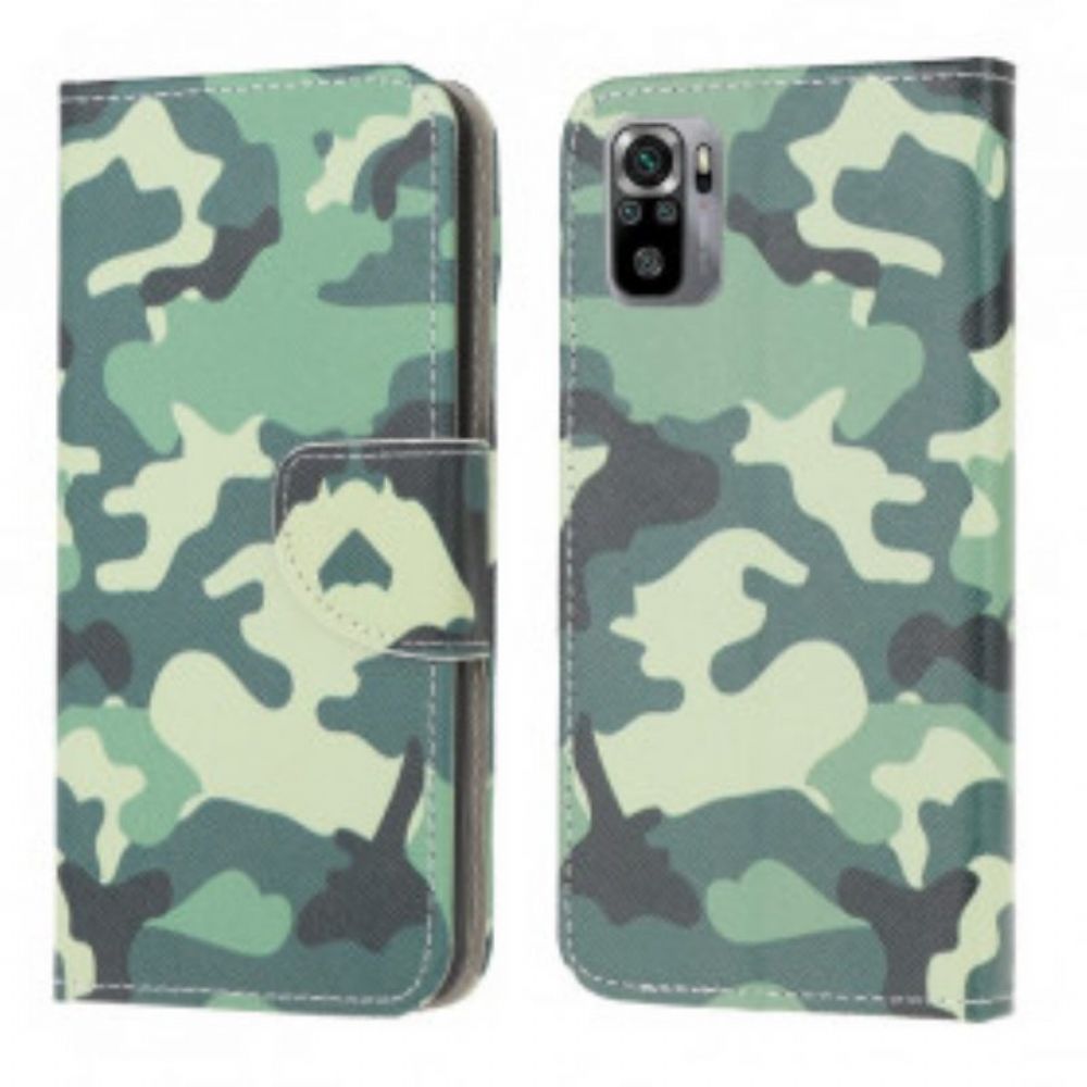 Flip Case voor Poco M5s Camouflage