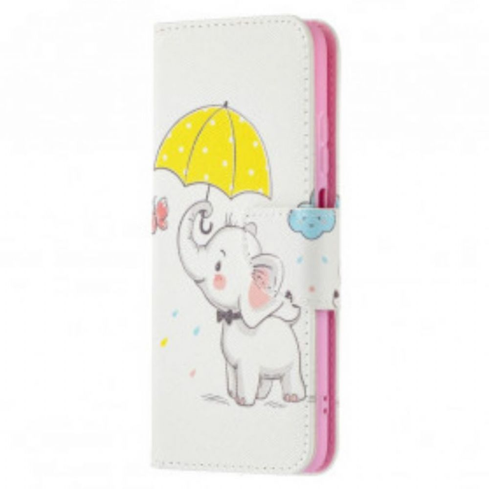 Folio-hoesje voor Poco M5s Baby Olifant