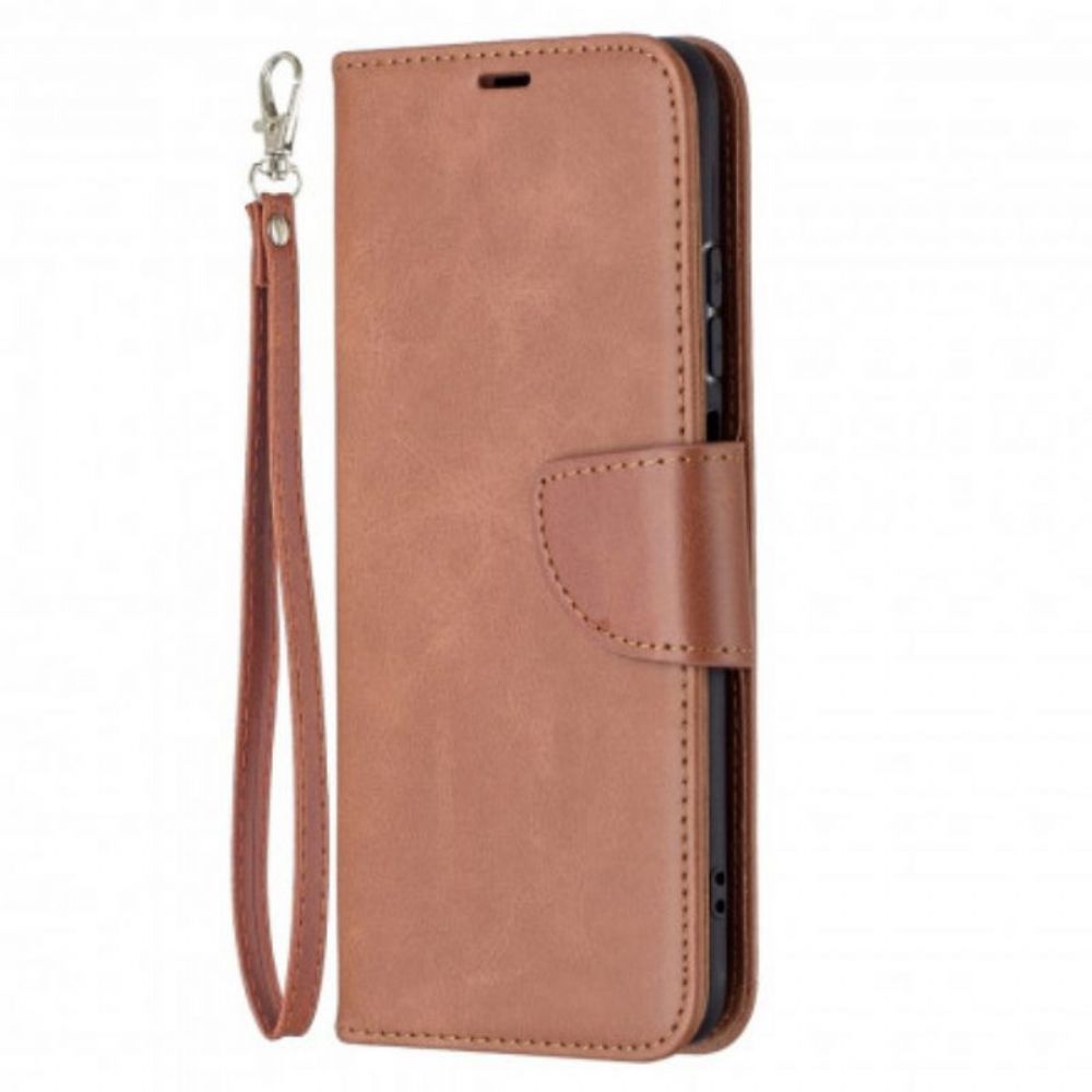 Folio-hoesje voor Poco M5s Flip Case Gladde Flap Schuin