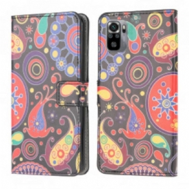 Leren Hoesje voor Poco M5s Galaxy-ontwerp