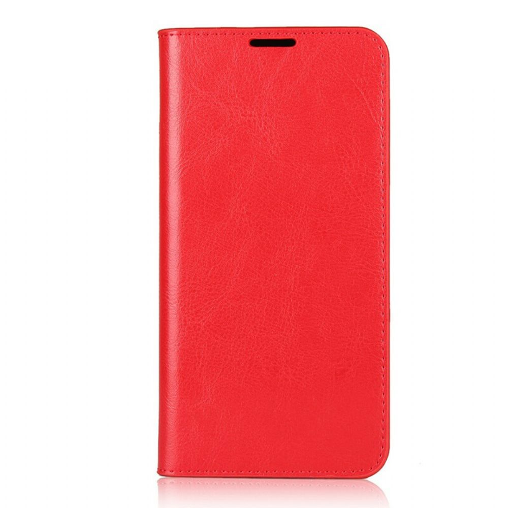 Bescherming Hoesje voor Huawei P40 Lite Folio-hoesje Echt Leer