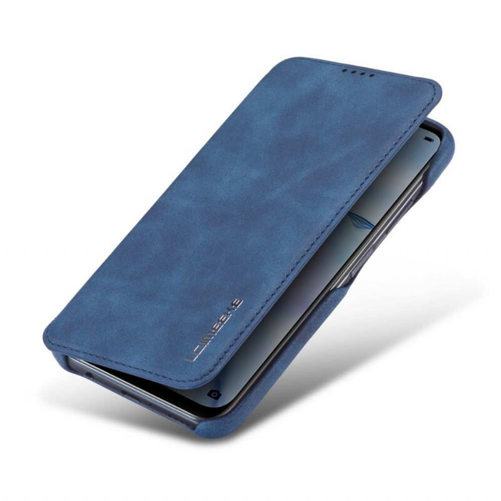 Bescherming Hoesje voor Huawei P40 Lite Folio-hoesje Lc.imeeke Leereffect