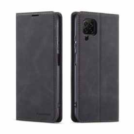 Bescherming Hoesje voor Huawei P40 Lite Folio-hoesje Lederen Effect Voorwenw